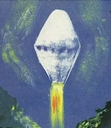 Cash-Landrum UFO illustration by Kathy Schuessler