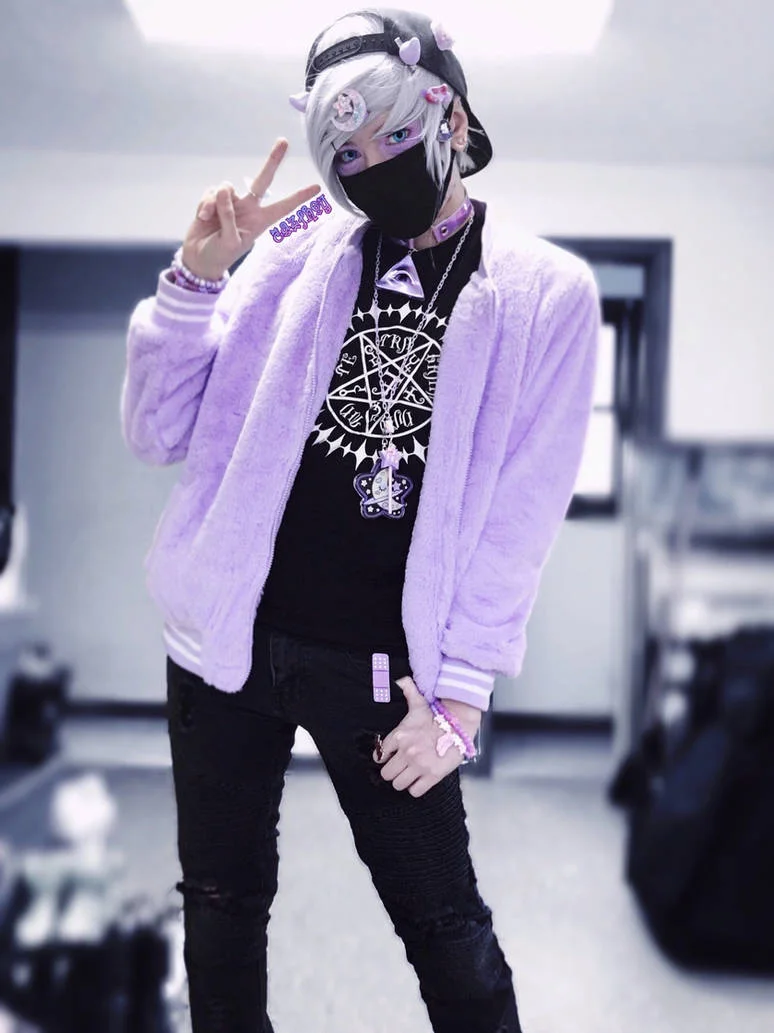 Pastel Goth Boy Fashion