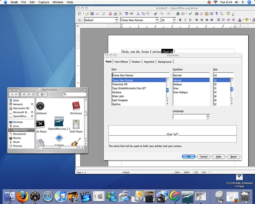 OpenOffice.org 2.3 Native Aqua Port