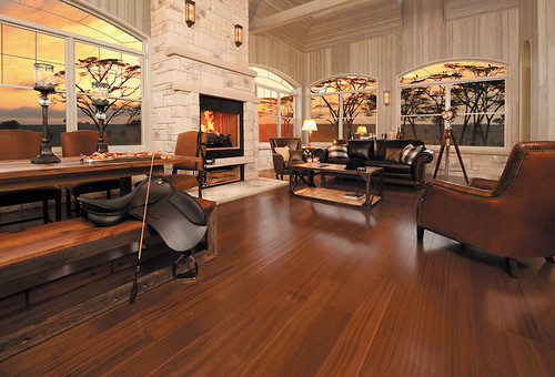 African Mahogany-Brass [living room]