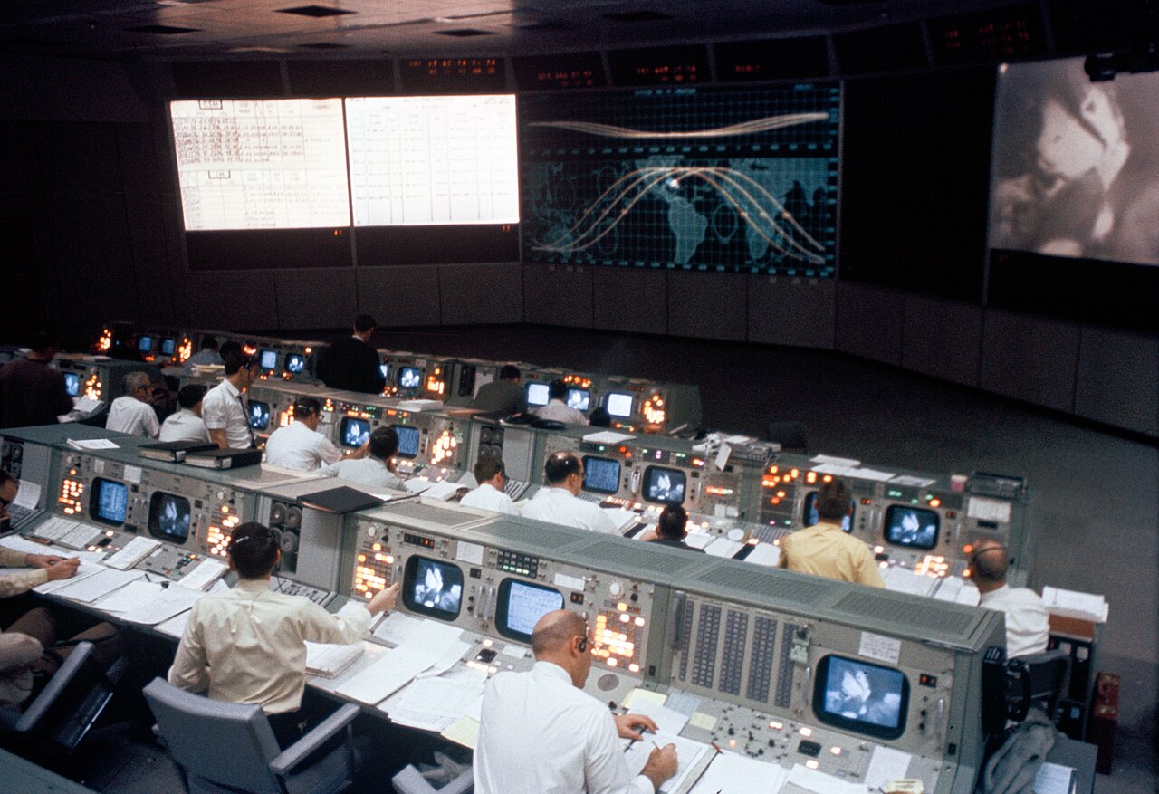 Mission Operations Control Room during Apollo 9