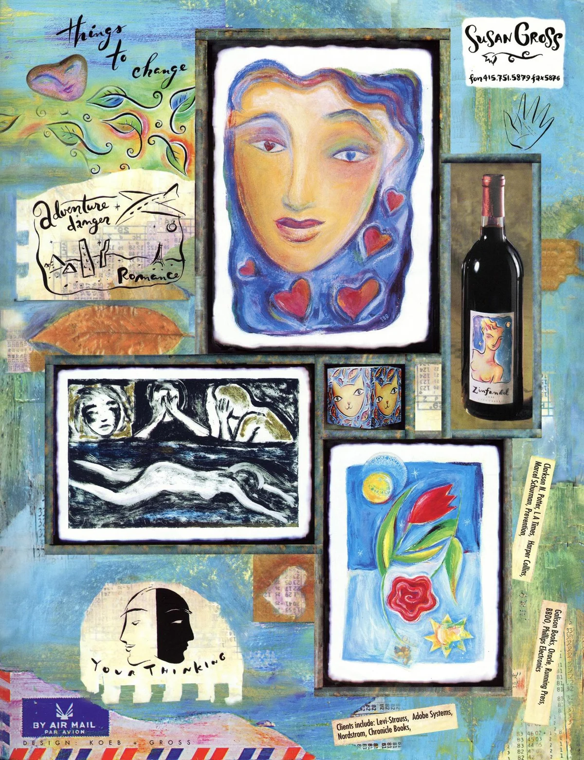 Advert page for Susan Gross Illustration (1997)