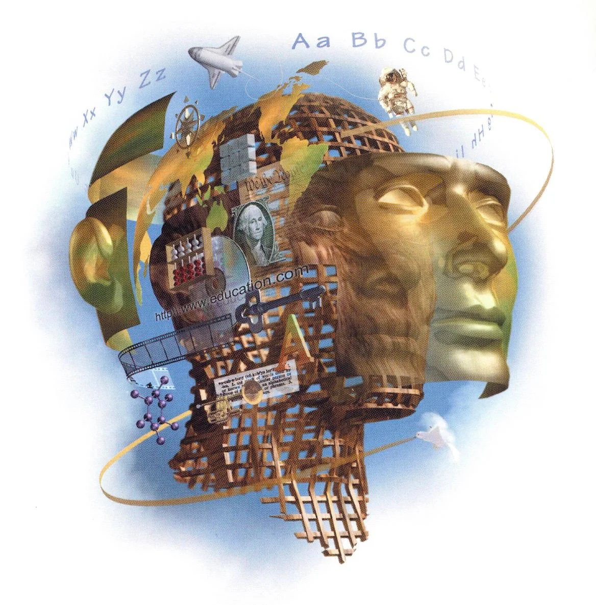 Illustration for education.com (1990s)